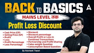 Profit Loss and Discount  Quants for Bank Exams 2024  Quants By Navneet Sir [upl. by Hedda]