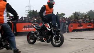 KTM Bike Stunt Show in Gorakhpur [upl. by Jard]