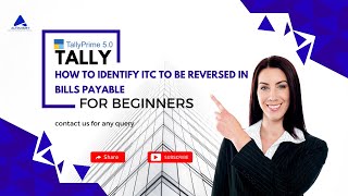 How to Identify ITC to be Reversed in Bills Payable [upl. by Ochs]