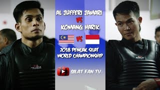 JUFFERI JAMARI V KOMANG HARIK  MALAYSIA V INDONESIA  2018 PENCAK SILAT WORLD CHAMPIONSHIPS [upl. by Elaine]