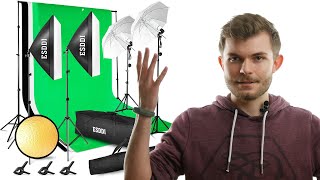 Professionelle Videos mit dem Fotostudio Set von Esddi aufnehmen Amazon REVIEW [upl. by Nnaael151]