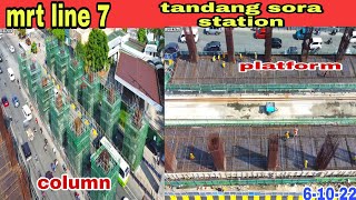 mrt line 7 TANDANG SORA STATION update wow puspusan na talaga dito61022RUELS TV [upl. by Wait715]