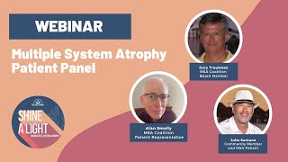 Multiple System Atrophy Patient Panel March 2023 [upl. by Elbas]