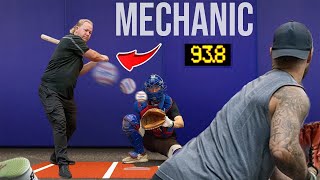 Can The Average Baseball Fan Hit A 90MPH Fastball [upl. by Uile]