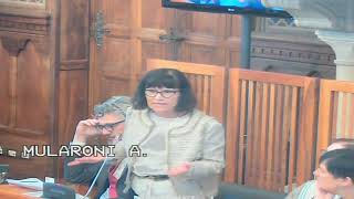 Intervento di Antonella Mularoni sullAssestamento di bilancio [upl. by Eneloj164]