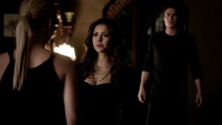 TVD 4x21  Katherine arrives at Damon and Stefans house to torture Elena  HD [upl. by Yesnek]