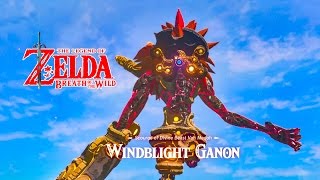 HOW TO DEFEAT WINDBLIGHT GANON BOSS DIVINE BEAST VAH MEDOH  ZELDA BREATH OF THE WILD  SWITCH [upl. by Broderick]