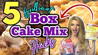 5 Brilliant BOX CAKE MIX RECIPES you MUST TRY  DoctoredUp Box Cake Mix Recipes Ep 5 [upl. by Erde365]