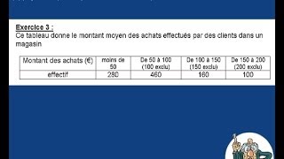 statistiques 3 5ème [upl. by Amrak]