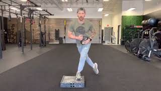 Kettlebell Goblet Deficit Curtsy Lunge [upl. by Jaime]