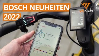 Alles Neu bei Bosch für 2022  750Wh Bedieneinheit Kiox 300 und App [upl. by Ennairak]