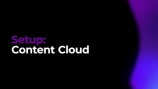 Content Cloud Setup  BrightSign [upl. by Euqinue]