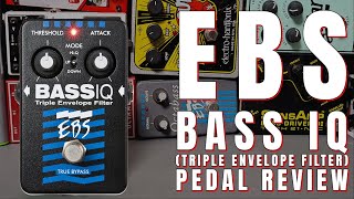 The Best Bass Filter Pedal Ever Made EBS Bass IQ Triple Envelope Filter Review [upl. by Nnylrac]