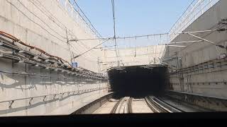 delhi metro rail inside cab view [upl. by Lavina]