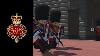 How to mount Sentries Buckingham Palace [upl. by Pearce352]