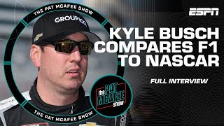 Kyle Busch breaks down the difference between racing in NASCAR and F1 FULL INTERVIEW [upl. by Matteo]