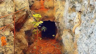 FINDING A PYTHON SNAKE  EXPLORING UNDERGROUND CAVE amp TUNNEL [upl. by Ketti]