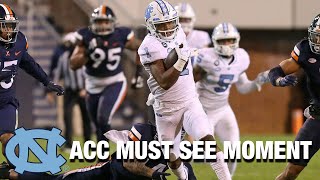 UNC WR Khafre Brown Is Just Too Fast  ACC Must See Moment [upl. by Abbot]