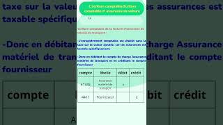 Les écritures comptables les plus utilisables dans la comptabilité dassurance de voiture [upl. by Anilok]