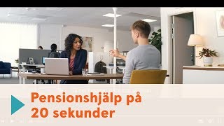 Swedbank  Pensionshjälpen 20 sekunder [upl. by Eellek]