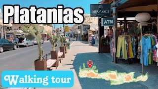 Platanias Crete Walking Tour [upl. by Atinnor654]