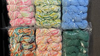 “Mill Ends” Yarn Haul 🧶 1K savings [upl. by Kind753]