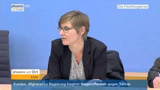 Asylrechtsreform Bundespressekonferenz des Rats für Migration am 29092015 [upl. by Garda]