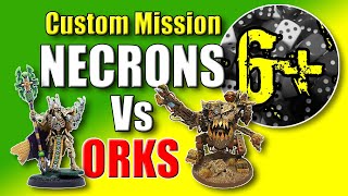 40k Battle Report Necrons Vs Orks featuring 6 Stevo [upl. by Gennie]