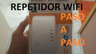 Configurar Repetidor Wifi PASO A PASO desde CERO [upl. by Aicener]