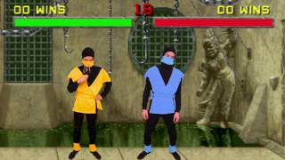 Mortal Kombat Fatalities Scorpion Subzero [upl. by Kolodgie]