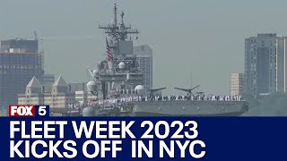 Fleet Week 2023 kicks off in NYC [upl. by Lazarus]