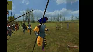 Landsknecht Combat against Kalmar  Mount Blade Warband 16th [upl. by Kemppe]