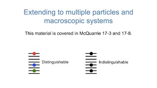 Statistical Mechanics 2 Partition Functions for Multiple Particles WWU CHEM 462 [upl. by Laucsap]