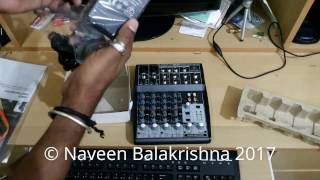 Behringer XENYX 802 UNBOXING [upl. by Leigh168]