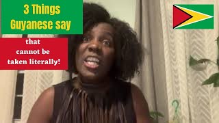 Things Guyanese people say Guyana [upl. by Esahc474]