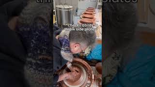 Throwing side plates on the potters wheel [upl. by Reider253]