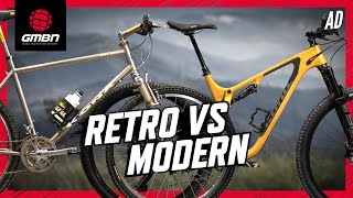 Retro Vs Modern Kona XC Mountain Bikes [upl. by Ayotak]