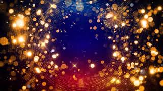 bright blue red gold sparkling floating particles glitter background [upl. by Yann716]