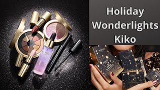 holiday Wonderlights kiko tutti gli swatches [upl. by Adin]