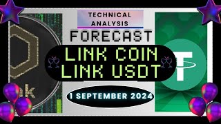 linkusdt linkcoin today signals amp technical analysis for 1 September 2024 [upl. by Adrial]