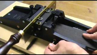 Luthier Tips du Jour  Manual fret Slotting [upl. by Ellertnom]