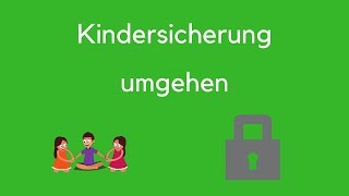 Kindersicherung umgehen  Tutorial 16  PC Center [upl. by Ahcirt]