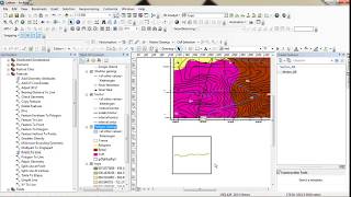 How to make geological map crossection with ArcGIS [upl. by Alilad827]