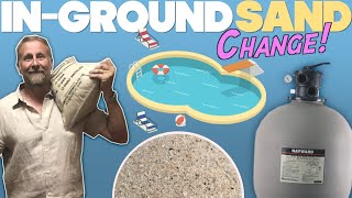 How to Change Sand in your InGround Pool Filter [upl. by Notlrac]