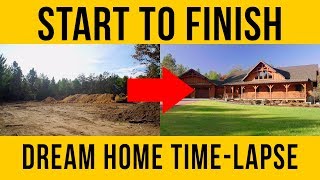 Home Construction Start to Finish  Building a New House Time Lapse [upl. by Hedwiga]