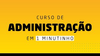 Administração EAD em 1 Minutinho  UNIASSELVI [upl. by Neelie226]