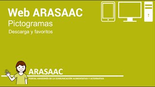 TUTORIAL 5 – PÁGINA WEB DE ARASAAC – PICTOGRAMAS  DESCARGAR Y FAVORITOS [upl. by Nalced]