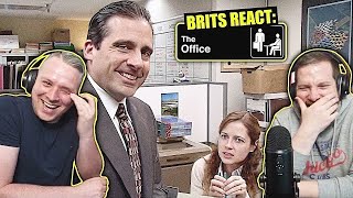 British Guys HILARIOUS The Office Reaction  Season 2 Episode 13 The Secret [upl. by Aliek783]