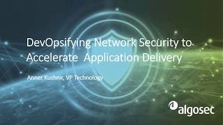 DevOpsifying Network Security AlgoSec  Ansible Demo [upl. by Aksehcnarf]