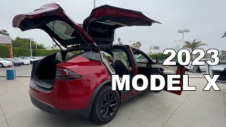 Tesla Model X Plaid Interior 2023 Review With New Features [upl. by Dombrowski]